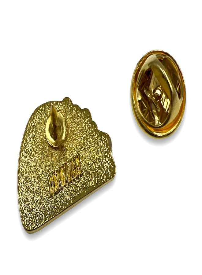 PinMaze Taco Mexico Dish Food Lapel Pin (Gold) - Image 3